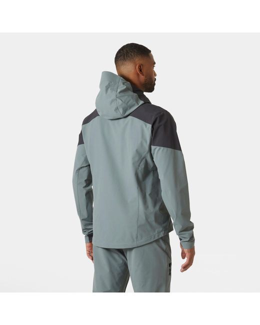 Helly Hansen Gray Blaze Hooded Softshell Jacket for men