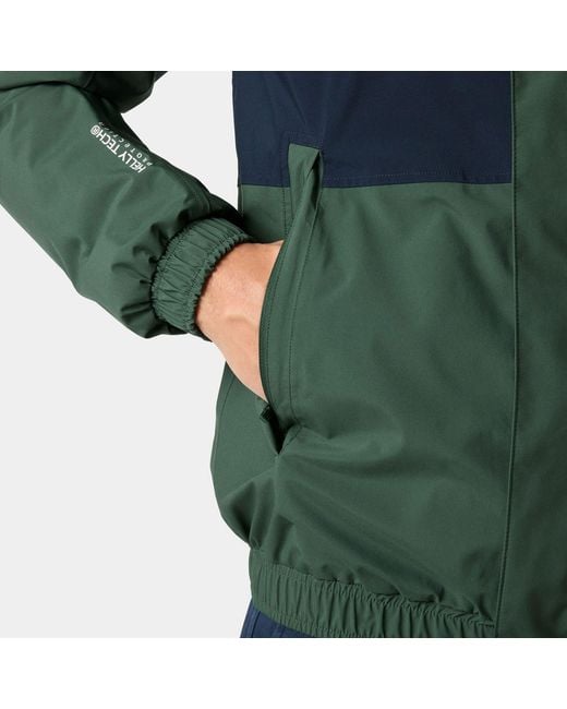 Helly Hansen Green Smoegen Insulated Rain Jacket for men