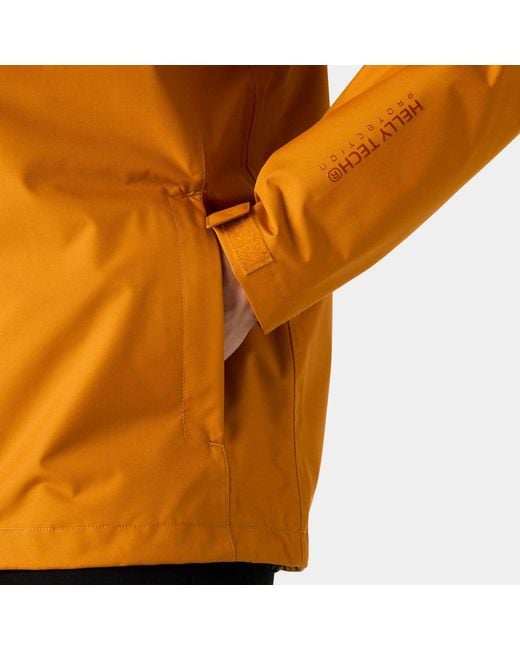 Helly Hansen Orange Seven J Outdoor Rain Jacket for men
