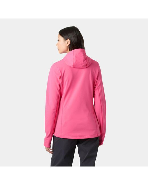 Helly Hansen Pink Versalite Hooded Fleece Jacket