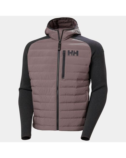 Helly Hansen Brown Arctic Ocean Hybrid Insulator Jacket for men