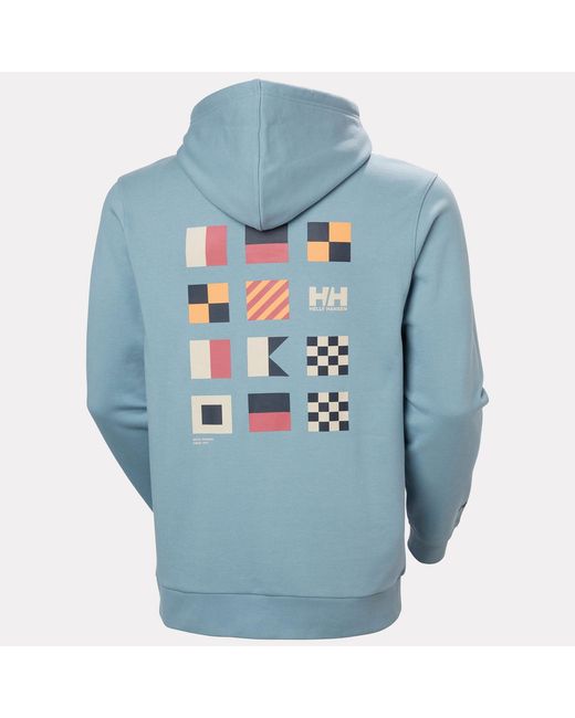 Shoreline Felpa Con Cappuccio di Helly Hansen in Blue da Uomo