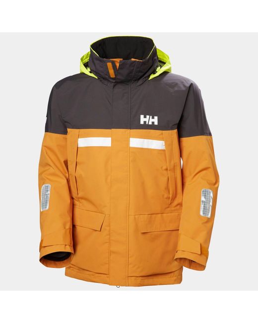 Helly Hansen Orange Pier 4.0 Jacket for men