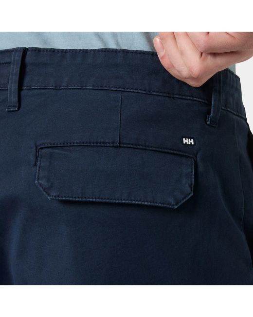 Helly Hansen Blue Bryggen Cargo Shorts for men
