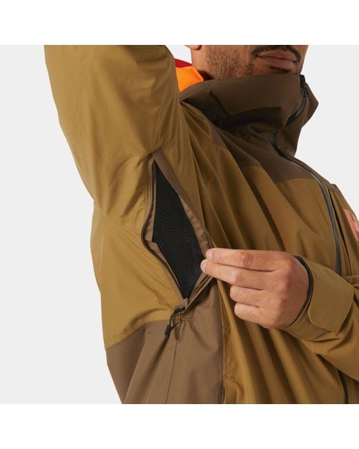 Helly Hansen Brown Powdreamer 2.0 Jacket for men