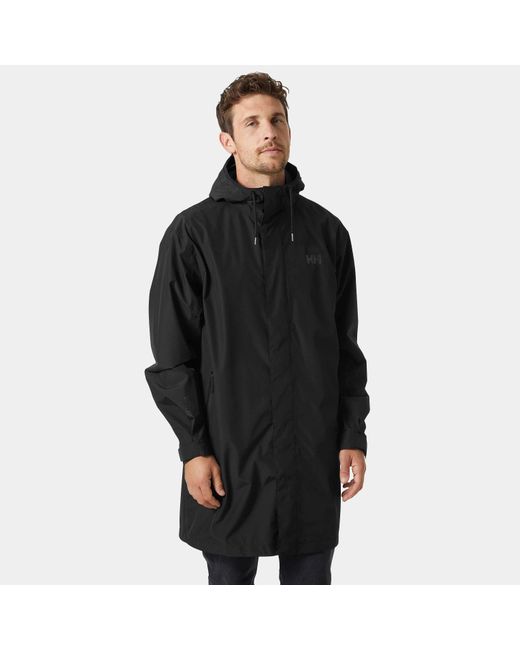 Helly Hansen Black Urb Lab Raincoat for men