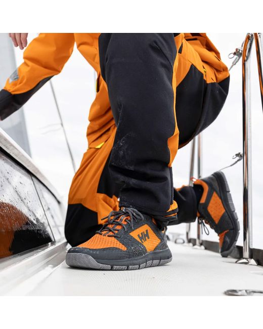 Helly Hansen Orange Skagen F1 Offshore Sailing Shoes for men