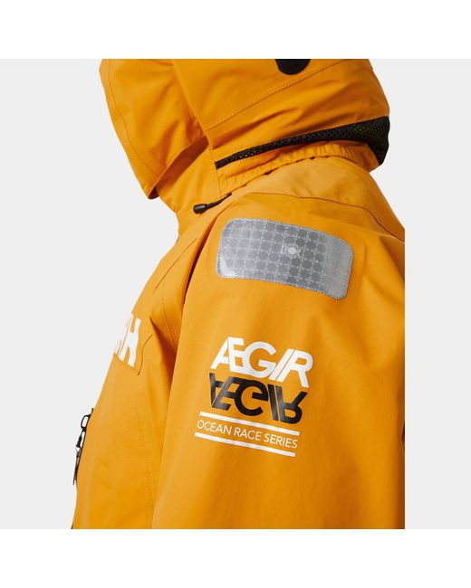Helly Hansen Yellow Aegir Ocean Sailing Jacket for men