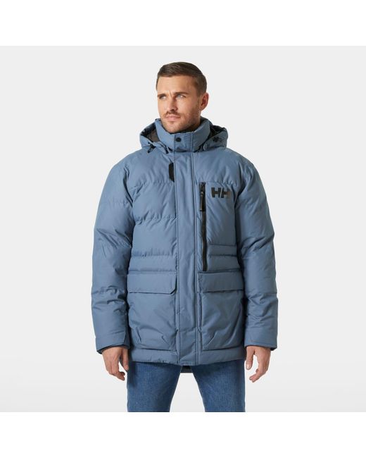 Helly Hansen Blue Tromsoe Hooded Winter Jacket for men