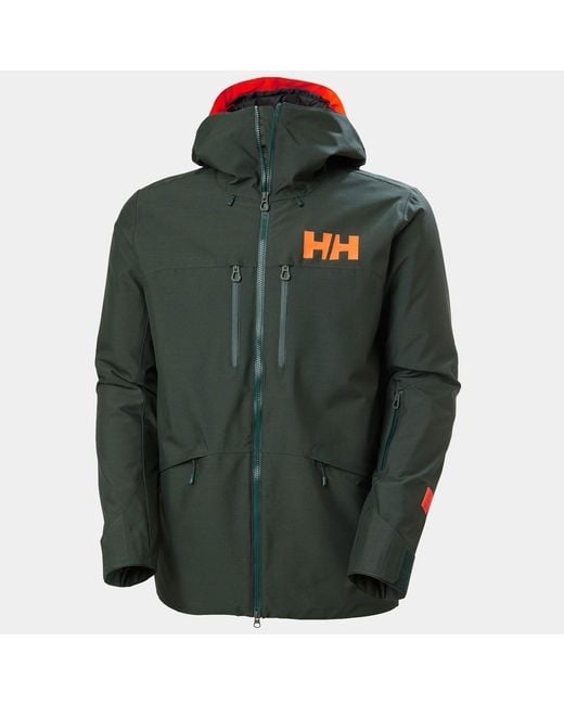 Helly Hansen Green Garibaldi 2.0 Waterproof Ski Jacket for men