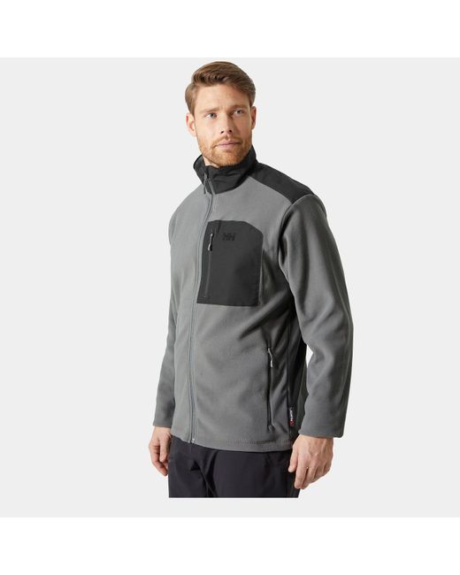 Helly Hansen Daybreaker Block Microfleece Jacket Grey in Gray for Men | Lyst