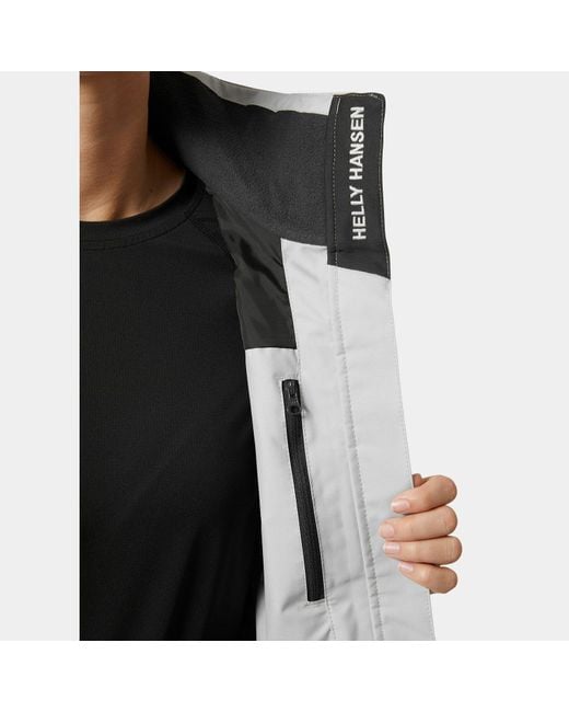 Helly Hansen Gray Crew Hooded Jacket 2.0