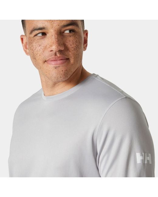 Helly Hansen Gray Helly-hansen Hh Tech Crew Ls 2.0 for men