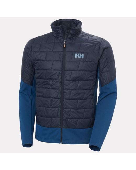 Helly Hansen Blue Lifaloft Hybrid Insulator Jacket for men