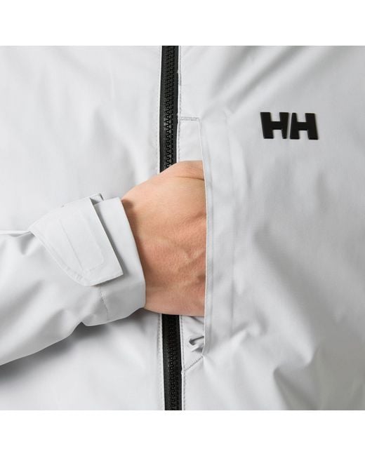 Helly Hansen Gray Hp Racing Hooded Jacket 2.0 for men