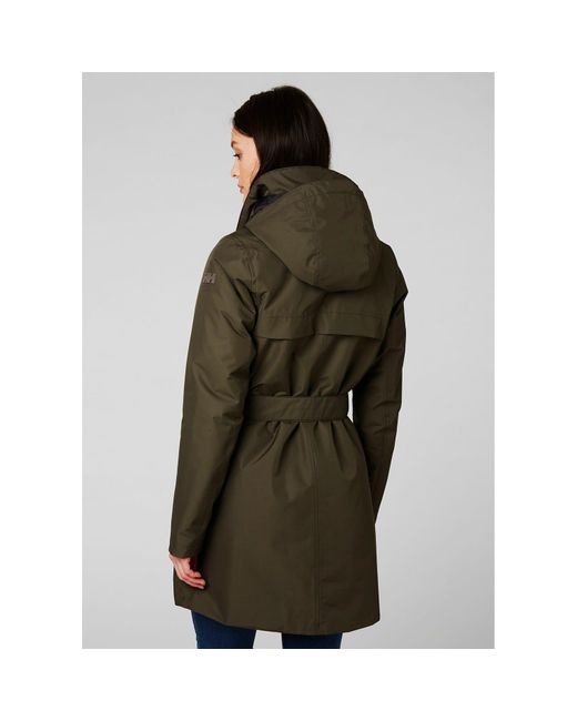 Helly Hansen Welsey Ii Trench Insulated Rain Jacket Green ...