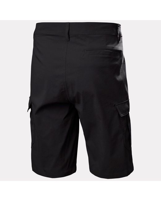 Helly Hansen Black Hh Quick Dry Cargo Shorts 11" for men