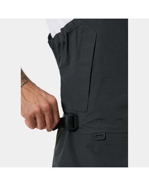 Helly Hansen Black Skagen Pro Sailing Salopette