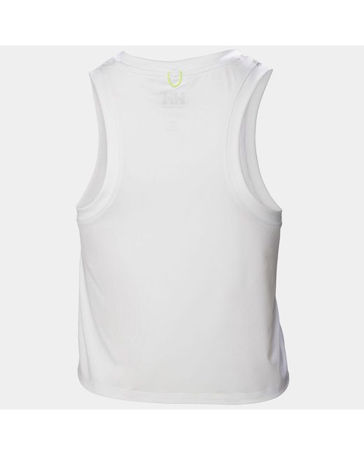 Helly Hansen White Ocean Cropped Tank Top