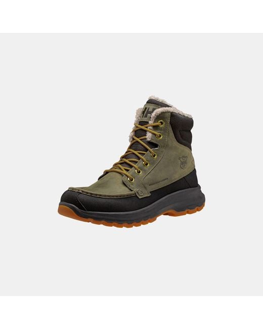 Helly Hansen Black Garibaldi V3 Waterproof Leather Boots for men