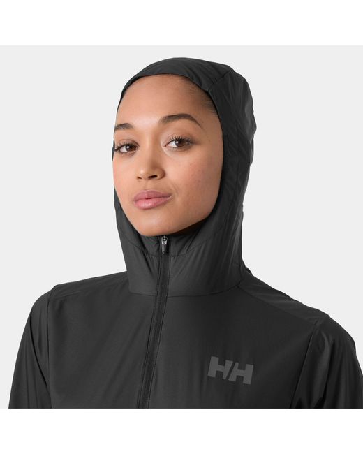 Helly Hansen Black Trail Windbreaker Jacket
