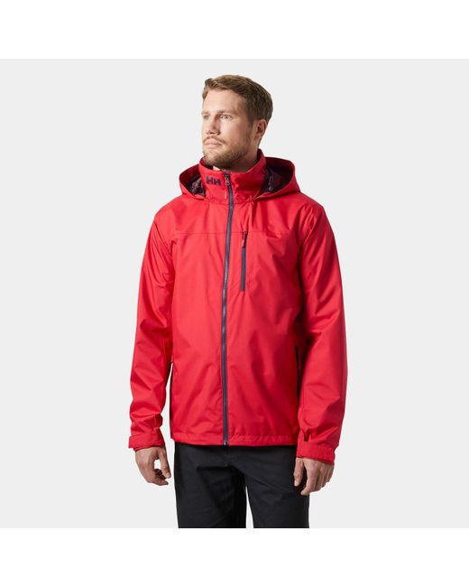 Helly Hansen Red Crew Hooded Jacket 2.0 for men