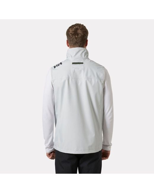 Helly Hansen Gray Crew Vest 2.0 ( Fog) Vest for men