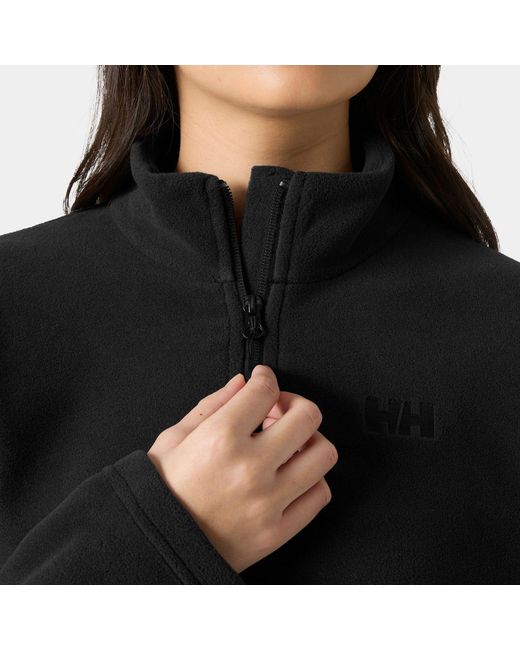 Daybreaker Half-Zip Pile Nero di Helly Hansen in Black