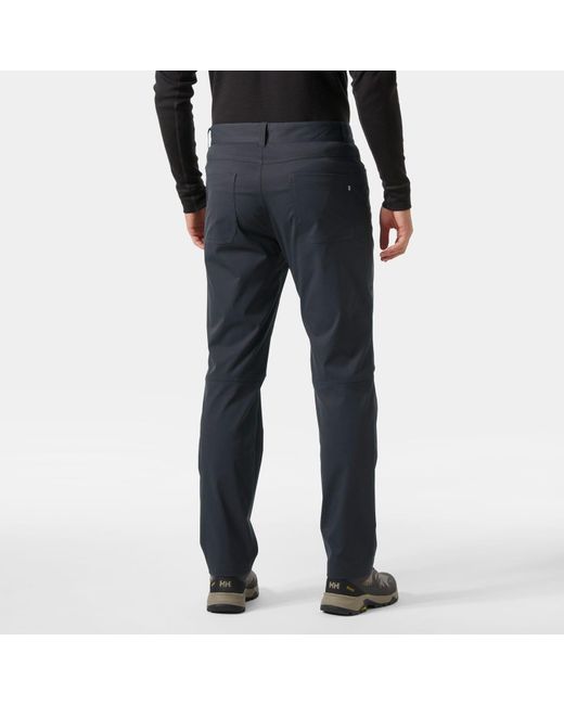 Helly Hansen Blue Holmen 5 Pocket Trousers for men