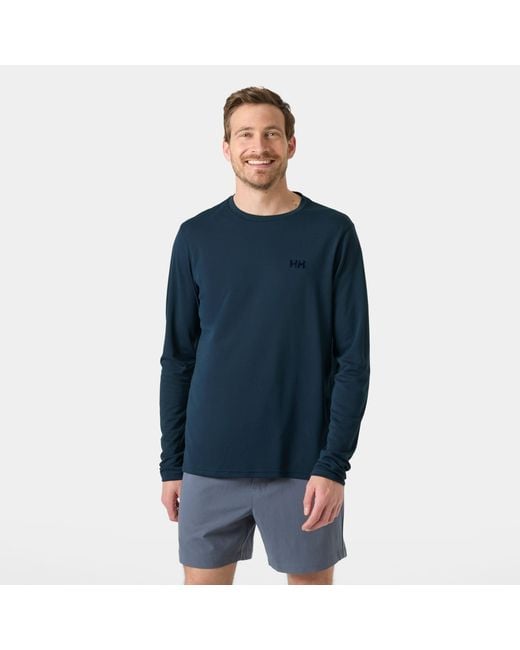 Helly Hansen Blue Lifa Active Solen Long Sleeve for men