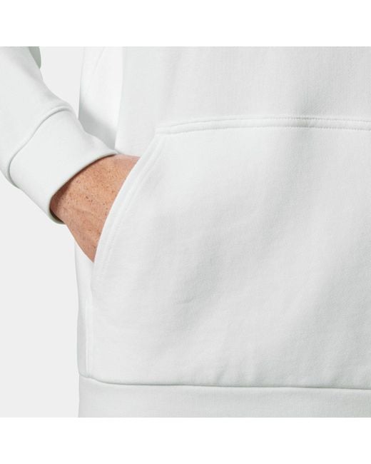 Hh Logo Felpa Con Cappuccio Bianco di Helly Hansen in White da Uomo
