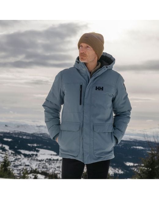 Helly Hansen Blue Urb Lab Down Parka for men