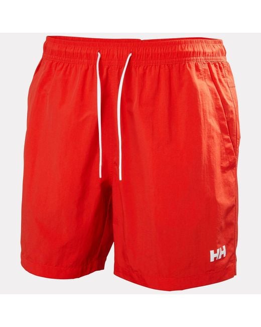 Helly Hansen Red Calshot Trunk 7" for men