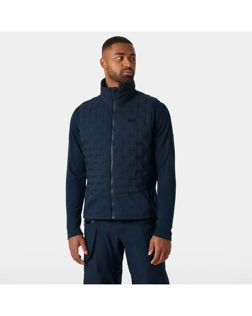 Helly Hansen Blue Hp Hybrid Stretch Insulator Vest for men