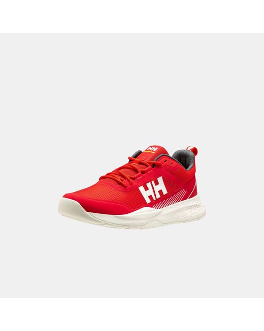 Helly Hansen Red Crew Low Sailing Shoes for men