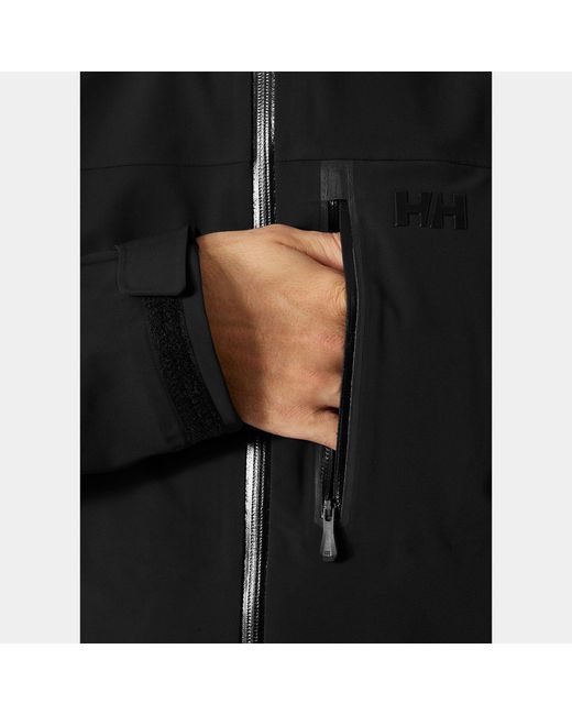 Helly Hansen Black Swift 3L Shell Jacket for men