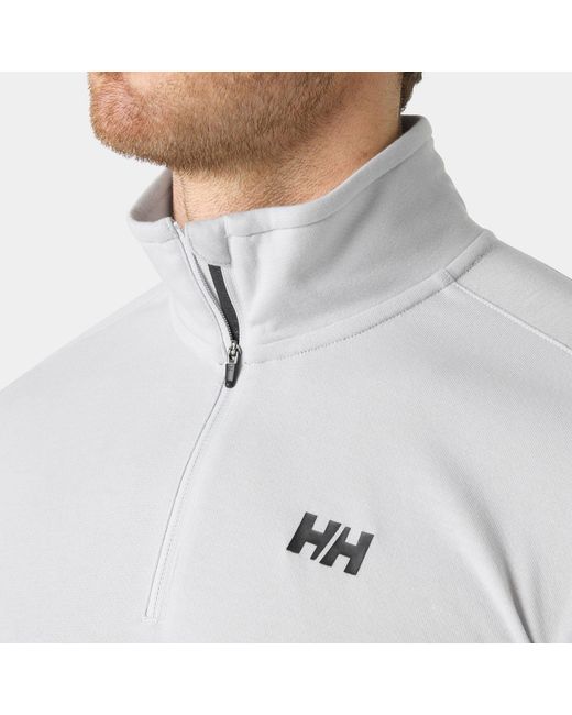 Helly Hansen Gray Hp 1/2 Zip Pullover for men