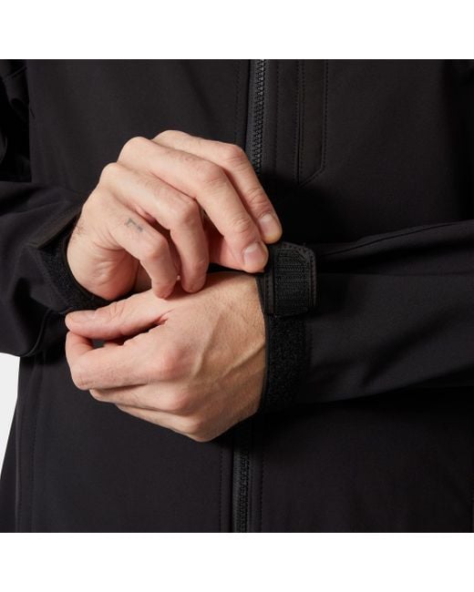 Helly Hansen Men's Paramount Athletic Cut Softshell Jacket Black for men