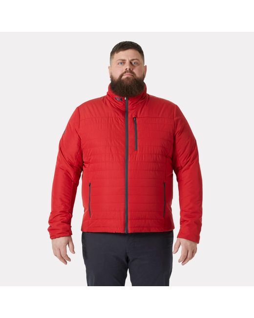 Helly Hansen Red Crew Insulator Sailing Jacket 2.0 for men