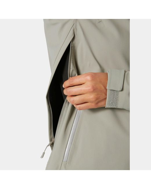 Helly Hansen Gray Verglas Backcountry Ski Shell Jacket