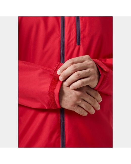 Helly Hansen Red Crew Hooded Jacket 2.0 for men