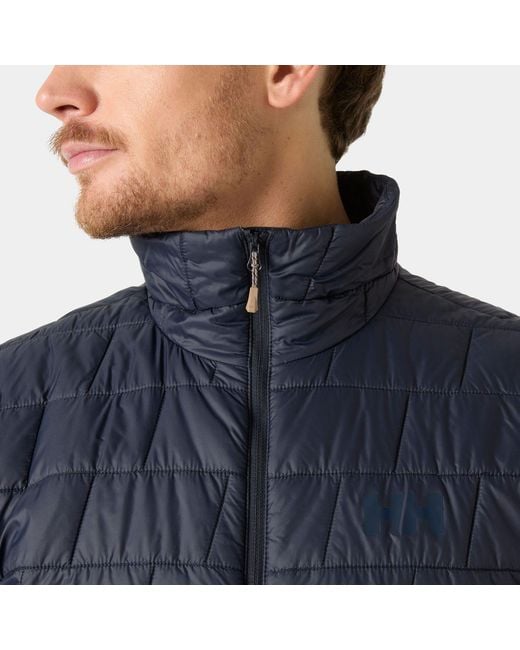 Helly Hansen Blue Lifaloft Hybrid Insulator Jacket for men