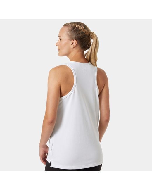 Helly Hansen White Hh Lifa Active Solen Tank