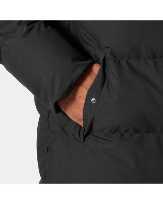 Helly Hansen Black Alby Puffy Parka for men