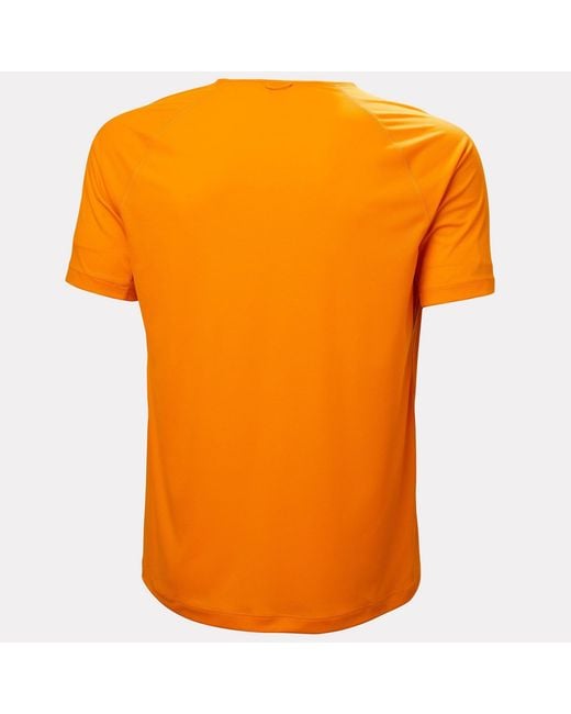 Helly Hansen Orange Trail Short Sleeve T-Shirt for men