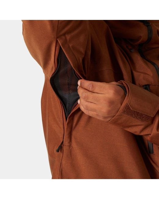 Giacca Da Sci Impermeabile Garibaldi 2.0 Uomo Rosso di Helly Hansen in Brown da Uomo