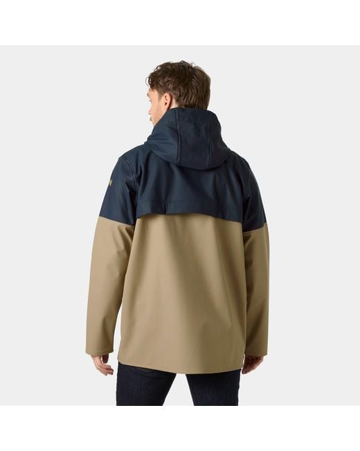 Helly Hansen Blue Moss Block Coat for men