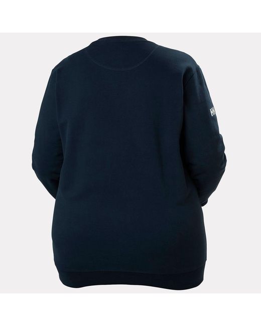 Helly Hansen Blue Crew Cotton Sweatshirt
