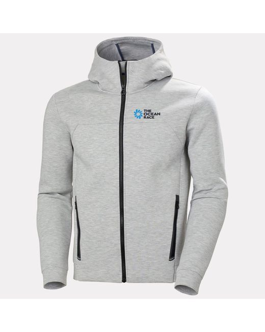 The Ocean Race Felpa Con Cappuccio 2.0 Grigio di Helly Hansen in Gray