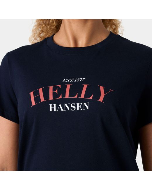 Core Graphic T-Shirt 2.0 di Helly Hansen in Blue